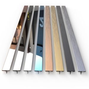 stainless steel T shaped trim