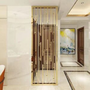 PVD stainless steel partition