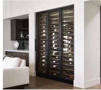 Stainless steel wine cabinet