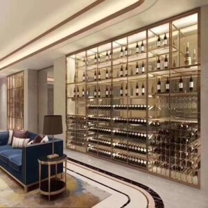 stainless steel wine cabinet