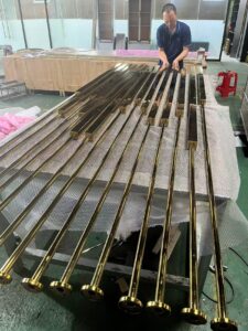 Stainless Steel Pillar Partition