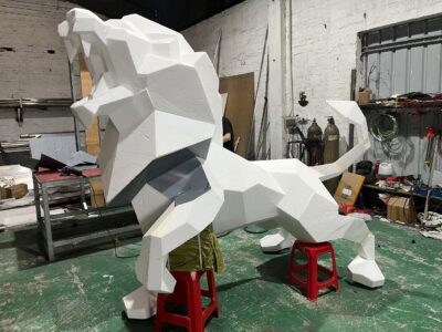 Stainless Steel Sculpture Model