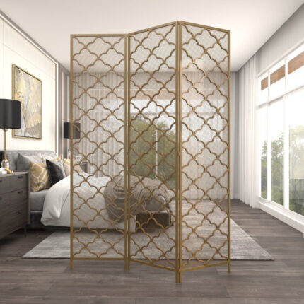 Stainless steel folding screen