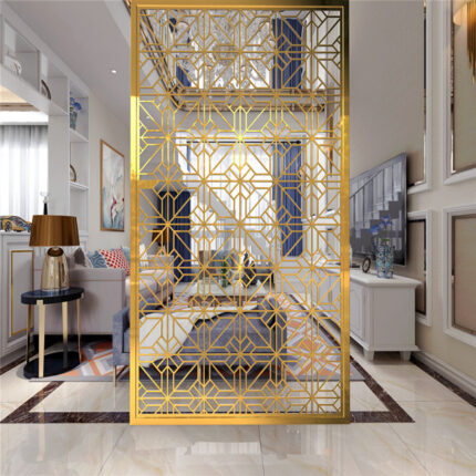 PVD stainless steel partition