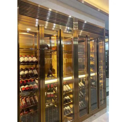 Stainless steel wine cabinet