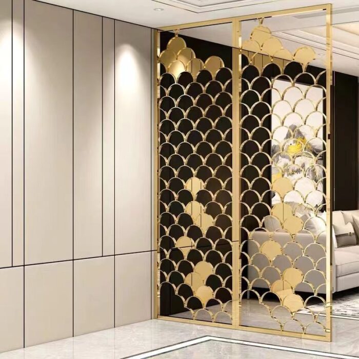 Stainless steel room divider