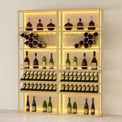 colored stainless steel wine rack