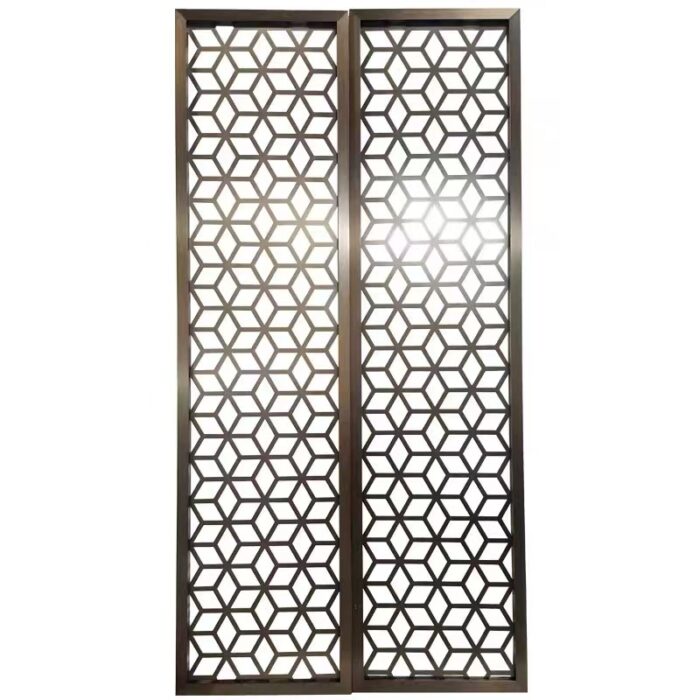 Laser Cut Metal Room Divider