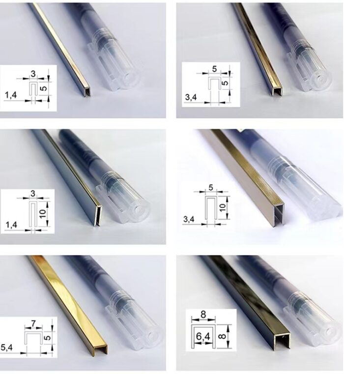 SS304 Tile trims